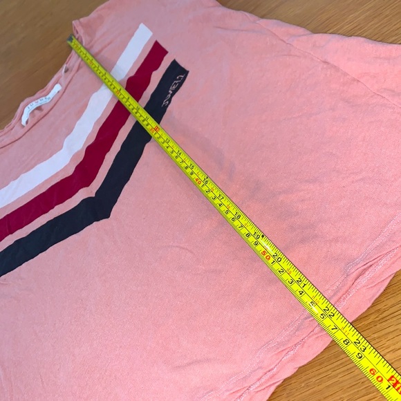 JUNE 7.2 Size XS Designer Cap Sleeve T-Shirt 3 V-Stripe’s ~HAYDEN LOGO CALI TEE - Picture 6 of 16